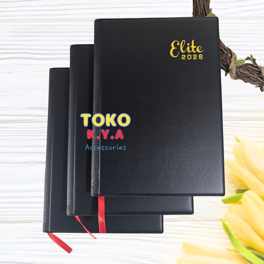 

BUKU AGENDA ELITE DIARY TAHUN 2026/BUKU AGENDA TERBARU TERLENGKAP 2026