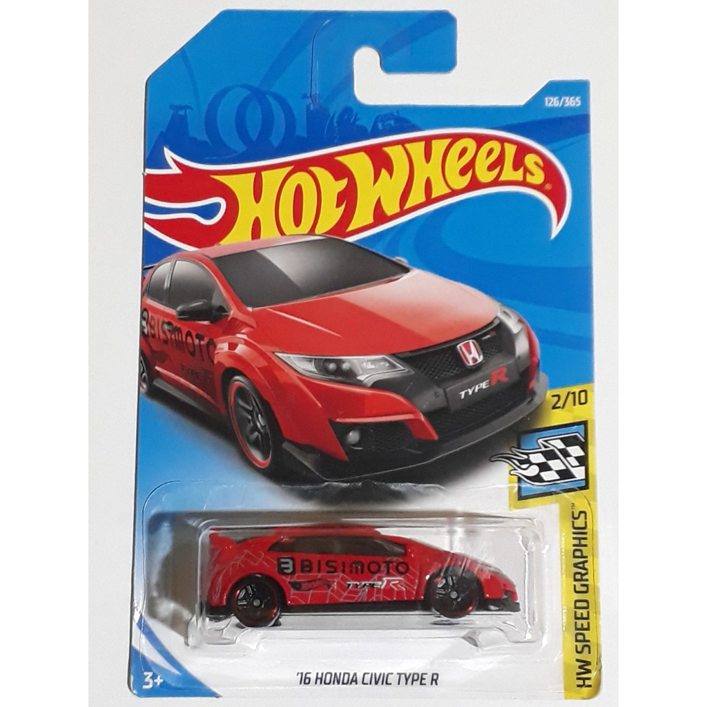 Hot Wheels 16 HONDA CIVIC TYPE R