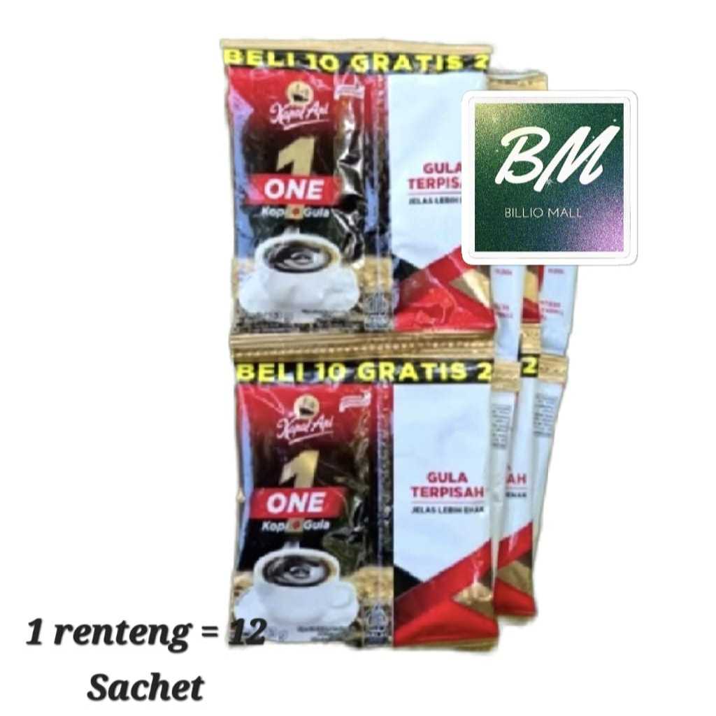 

Kapal Api One 1 Renceng (12 Sachet) Gula Pisah