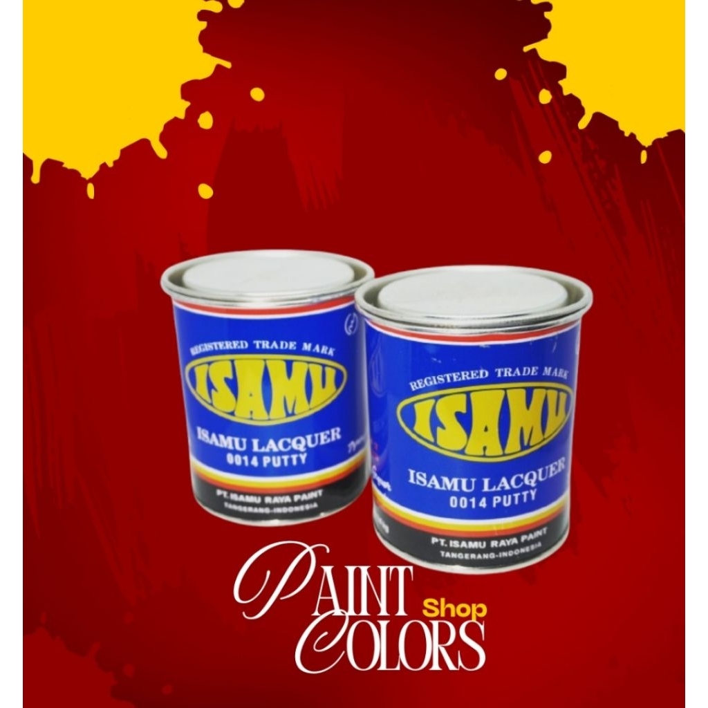 Dempul Isamu/Dempul Tanpa Hardener/Penutup Lecet Body Mobil dan Motor/Dempul Kayu dan Besi 250Gram