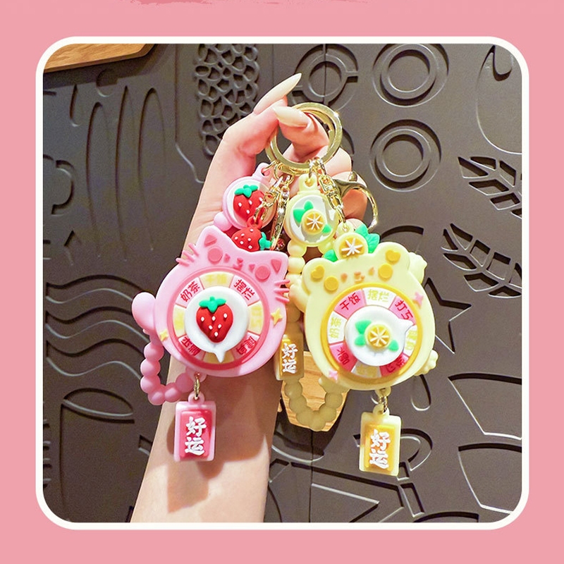 Gantungan Kunci Puter Lucu Keychain Gantungan Tas / Gatungan Kunci Motor Mobil KADO