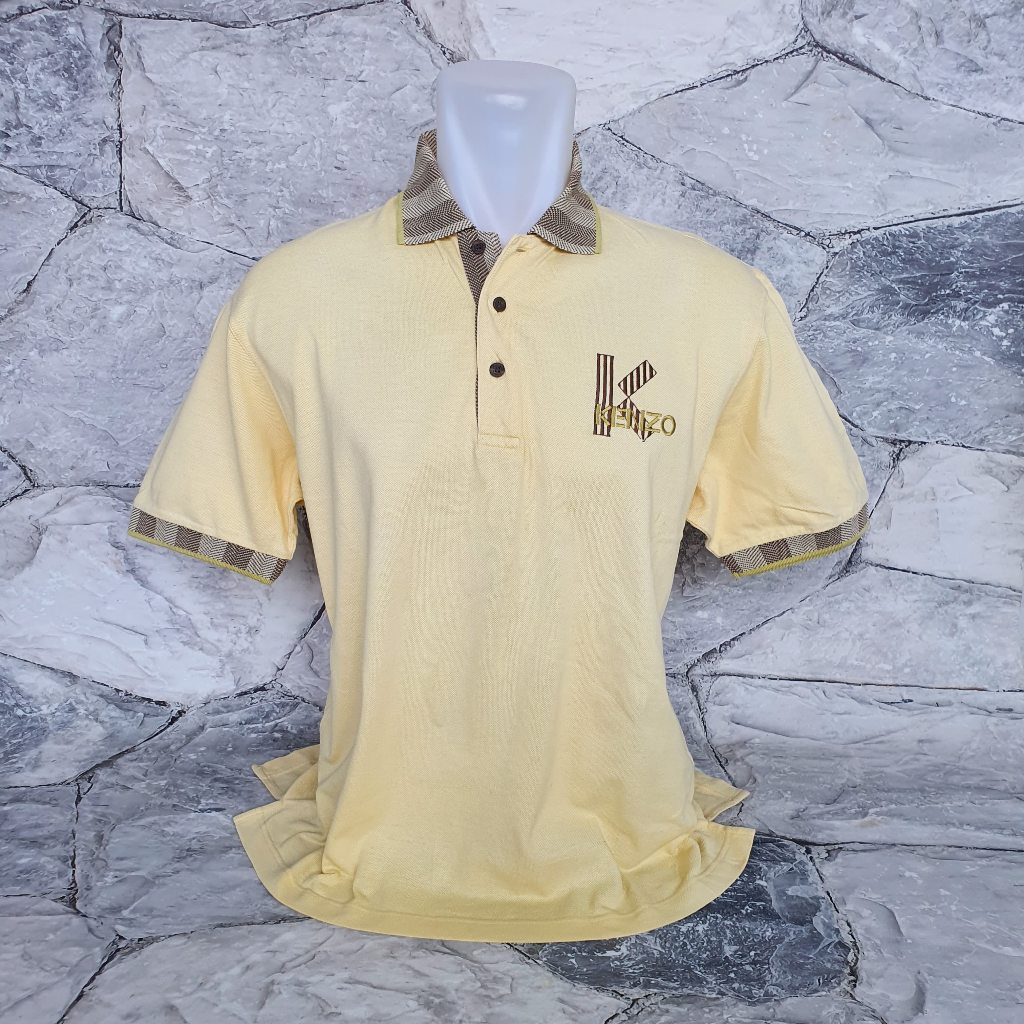 Baju Kaos Polo KENZO Golf - Size L / LD 54 cm - Original - SecondSelamat Datang Di Toko Tofu Footwea