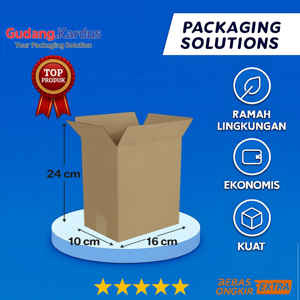 kardus packing UK 16x10x24 kardus besar kardus kecil kardus box