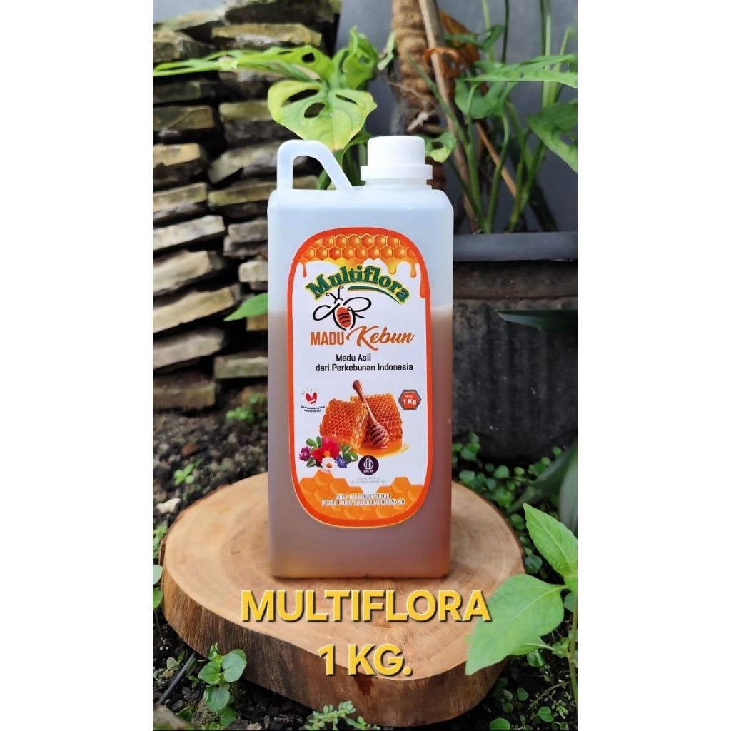 

Madu Murni Multiflora 1 kg Madu Kebun