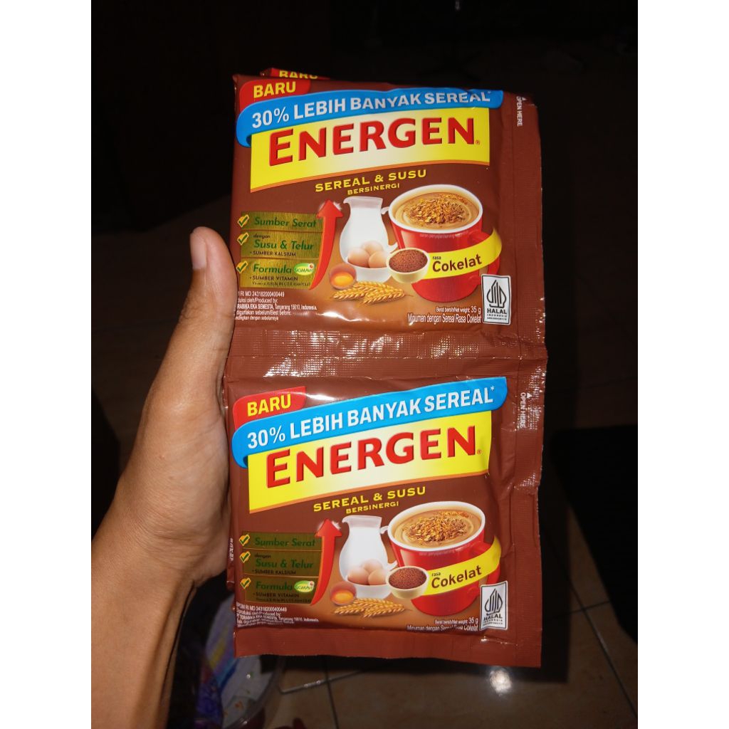 

Energen Coklat 1 Renceng isi 10