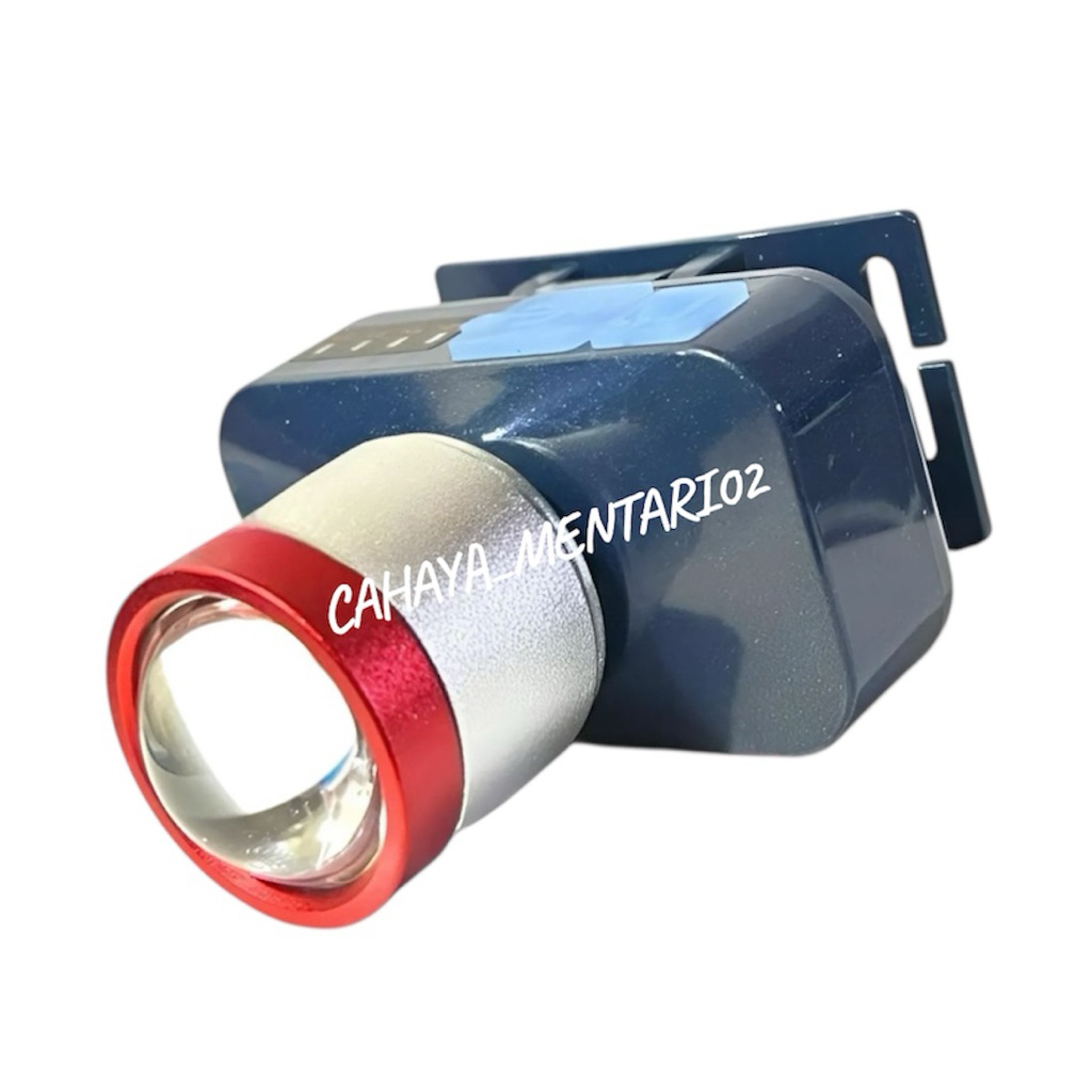 SENTER KEPALA ISI ULANG SENTER LED LASER SUNPRO ZOOM 100WAT SUPER TERANG