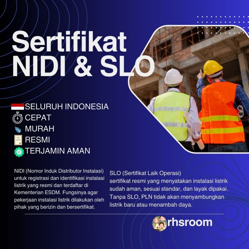 PEMBUATAN SERTIFIKAT NIDI DAN SLO