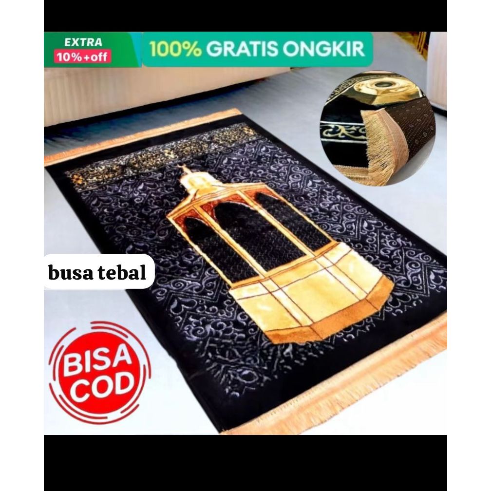 sajadah Tebal Empuk turki premium Sajadah Busa Kiswah