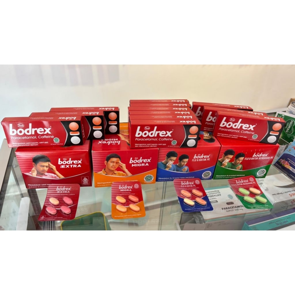 Bodrex Tablet Dewasa Bodrex Flu Batuk Bodrex Migra Bodrex Extra Obat Sakit Kepala Dewasa Tablet