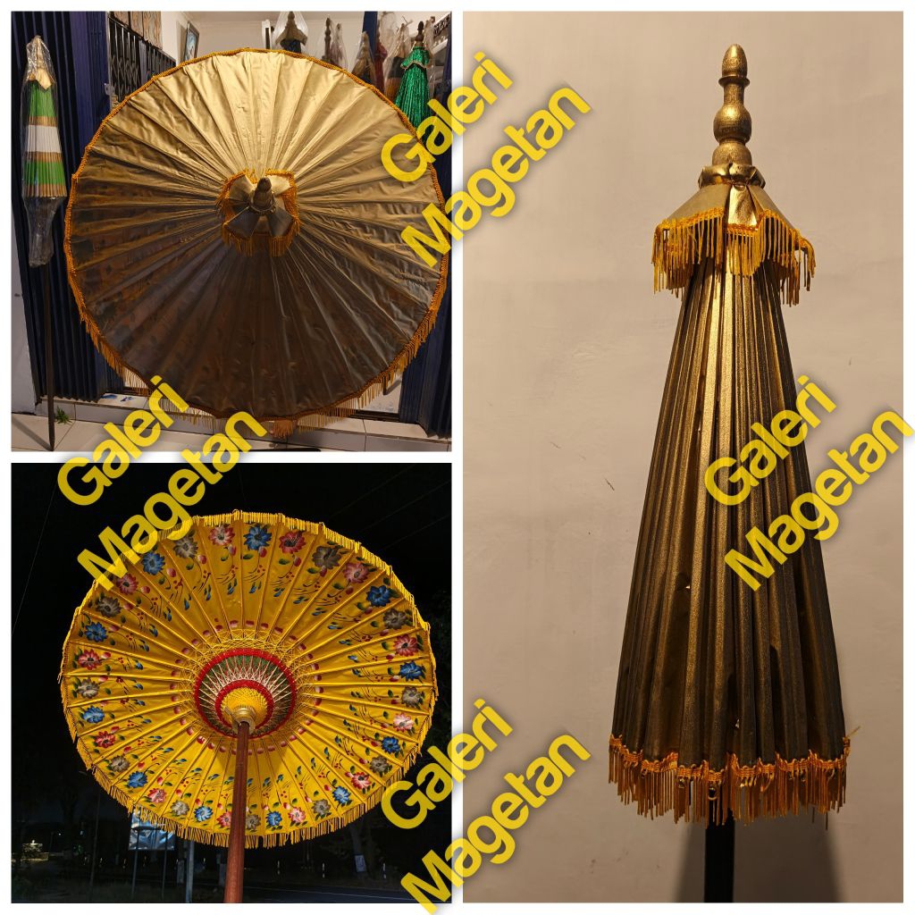 Payung Keraton Emas Songsong agung emas / payung jawa / payung bali / payung dekorasi tinggi 2 meter