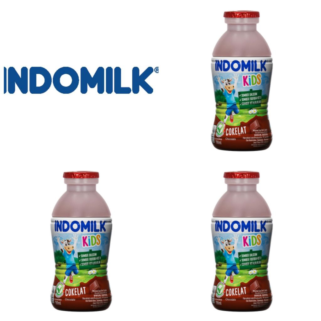 

Indomilk Susu Cair Rasa Cokelat 190 Ml