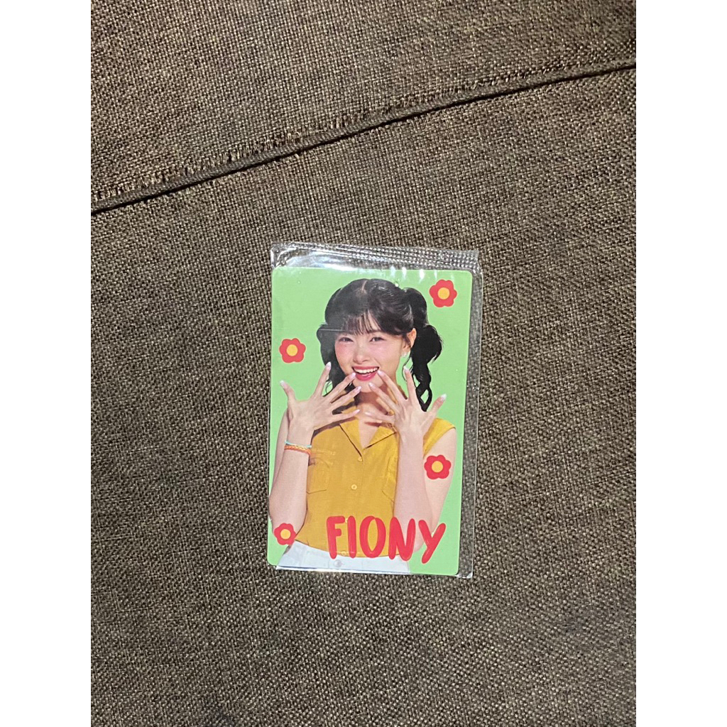 Photocard Japota X JKT 48 FIONY