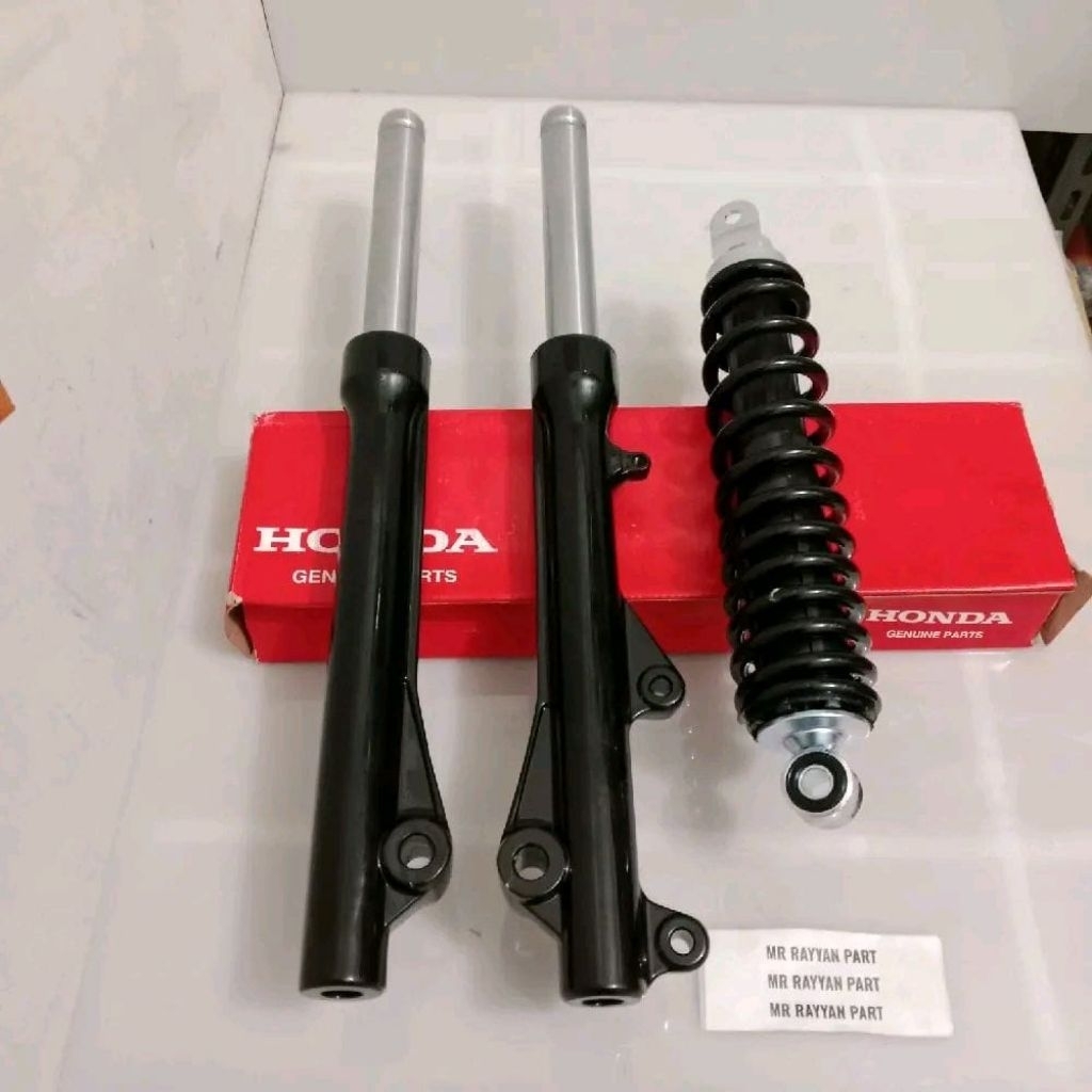 As Shock Depan+Belakang Beat Fi Beat Fi Esp Scoopy Fi Komplit