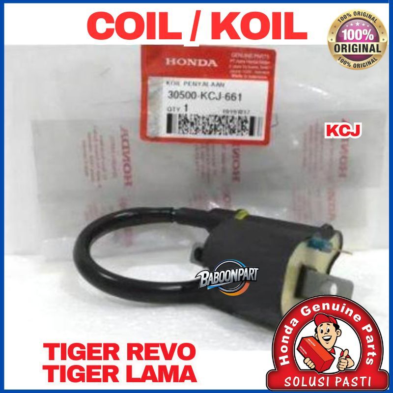 KOIL / COIL KCJ ORIGINAL HONDA TIGER REVO / TIGER LAMA KUALITAS AHM