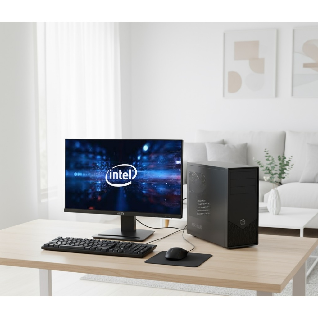 1 Set Pc Core i7 + ram 16GB + Hdd 1TB + SSD 256 + Monitor LED 24 inc