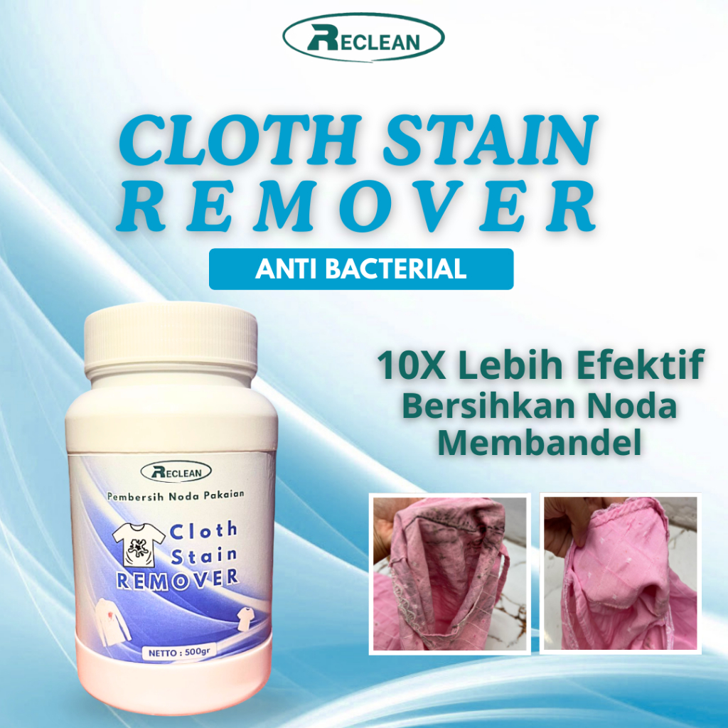 RECLEAN Cloth Stain Remover - Pembersih Noda Membandel Pada Pakaian