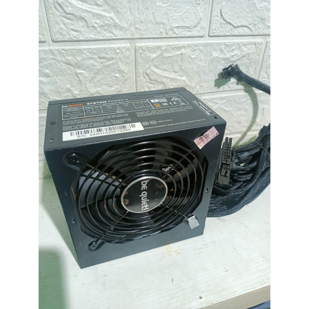 PSU BEQUIET 400W 500W 80+ Bronze