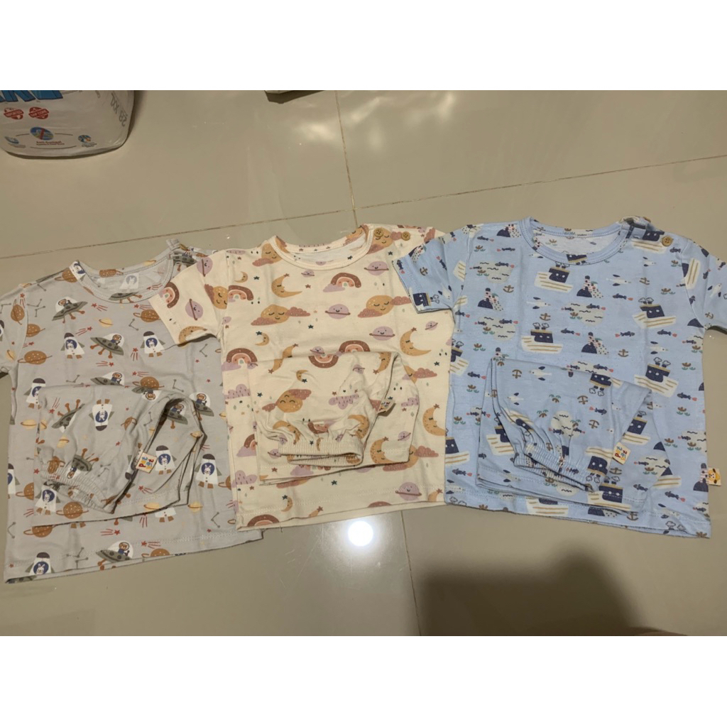 preloved baju anak 3set Patpat by Mooi ukuran XL