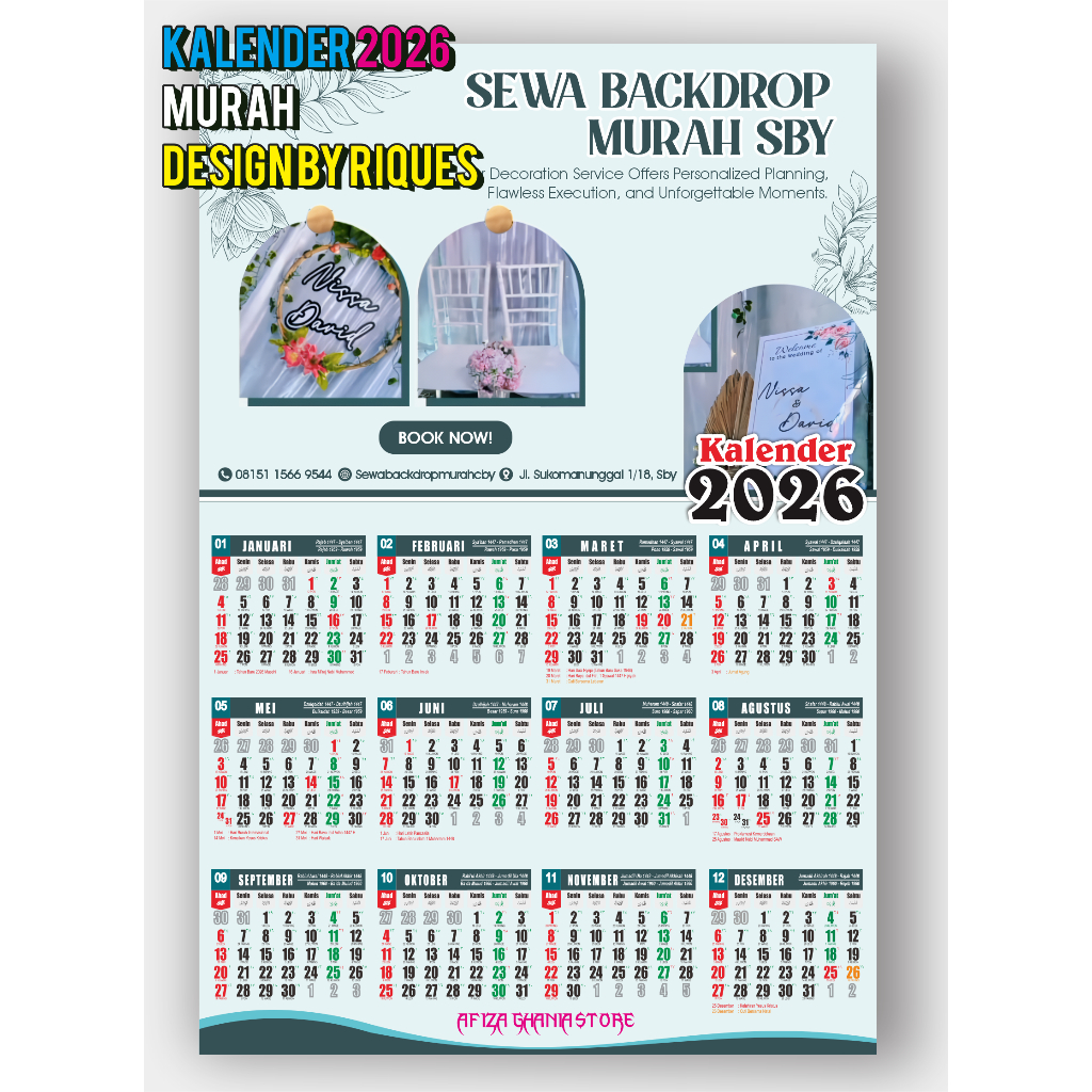 

KALENDER 2026 CUSTOM A3+ ISI 1 LEMBAR 12 BULAN LUBANG MATA AYAM