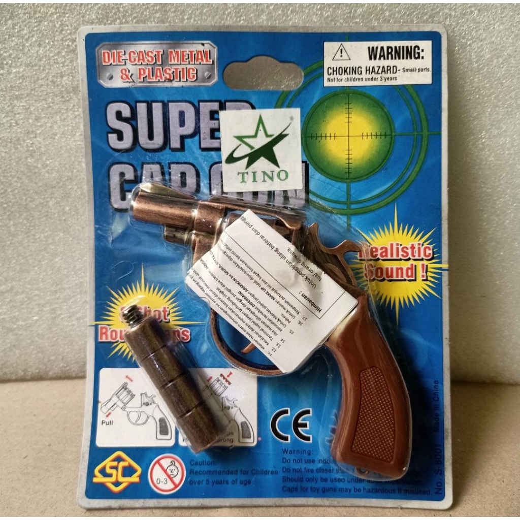 mainan anak capgun doblis metal