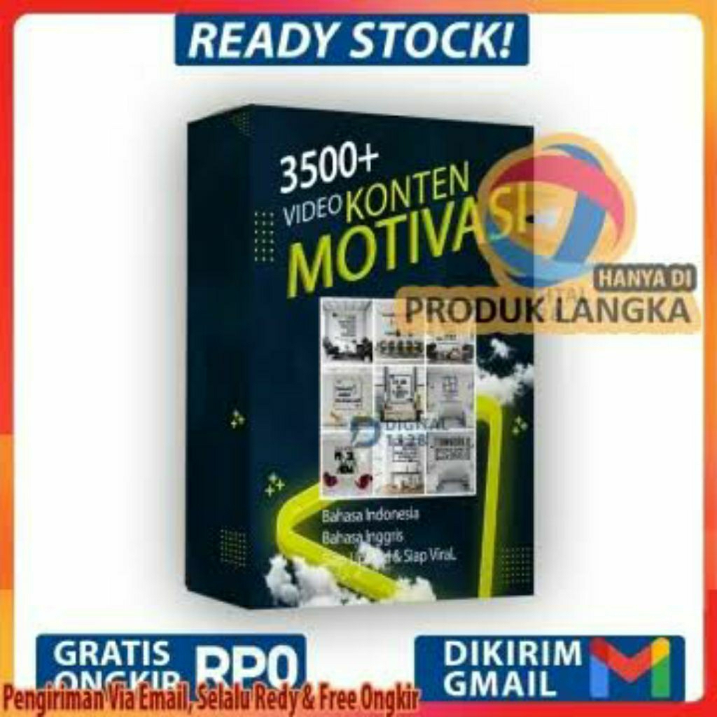 3500++ video Konten motivasi siap upload