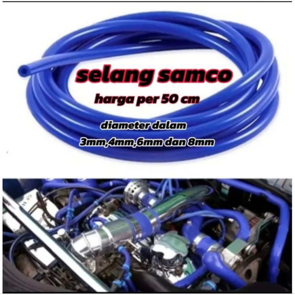 Selang Samco Hose Vakum Radiator Wiper Mobil Motor