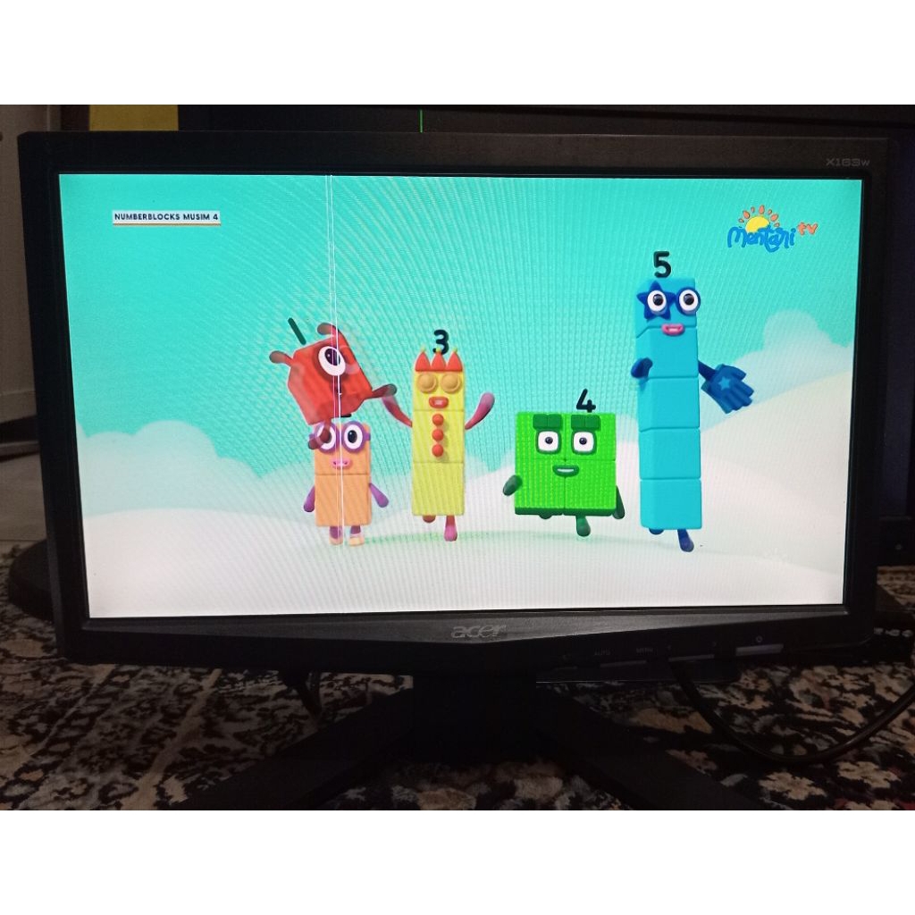 Monitor LCD Acer 16 inch (minus garis 2 helai)
