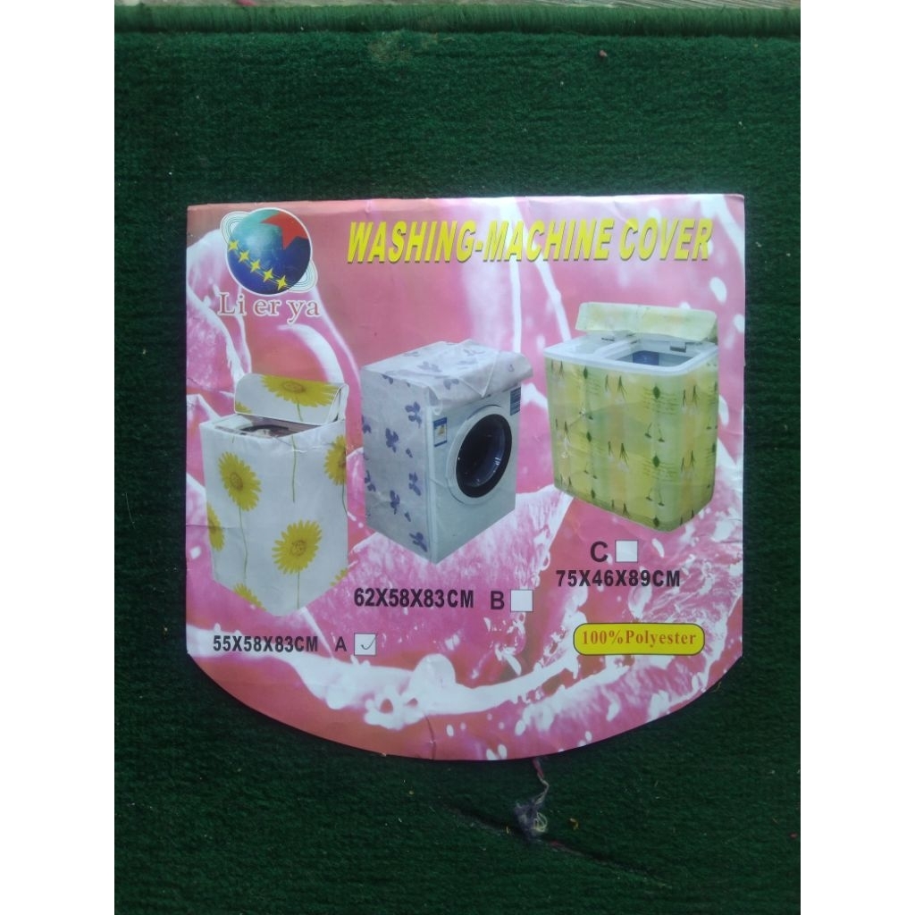 Cover Mesin Cuci 1tabung