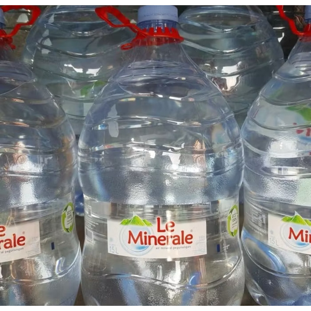 Botol Galon Bekas Le Minerale 15 Liter Versi Original