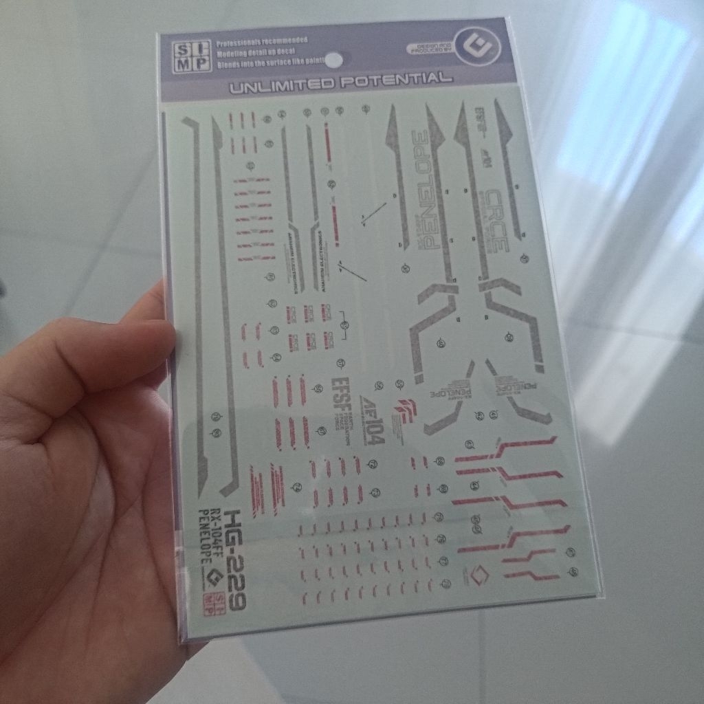 Evo Decal HG Penelope Gundam