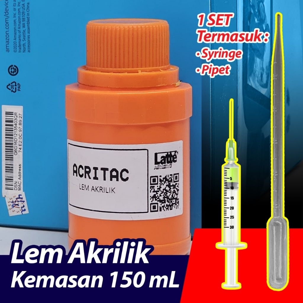 

lem acrylic akrilik 150 ml acritac latte