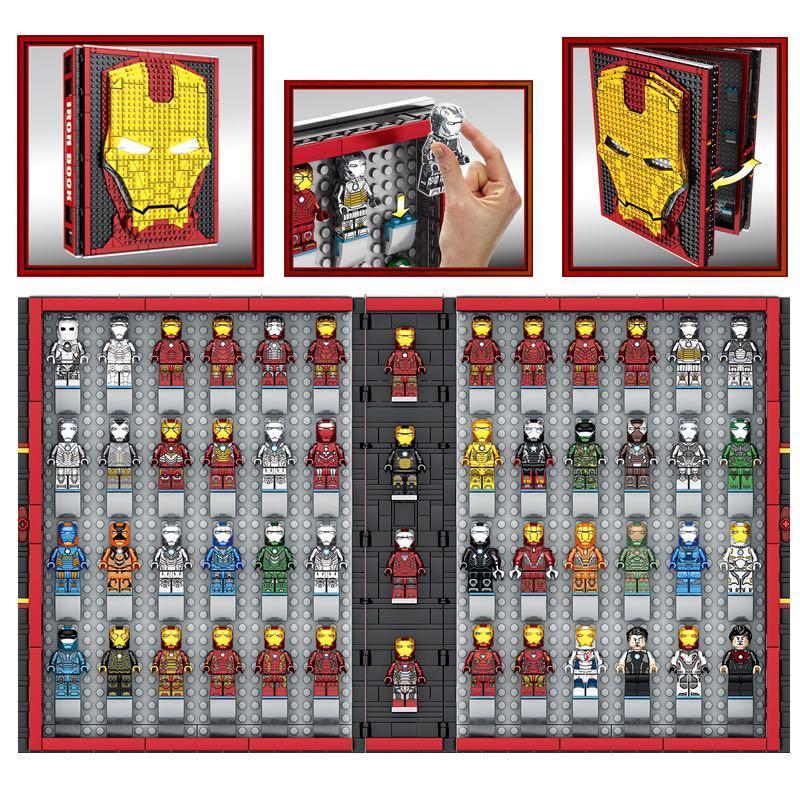 SY1361 Iron Book Iron Man Collection Book - Mainan Brick