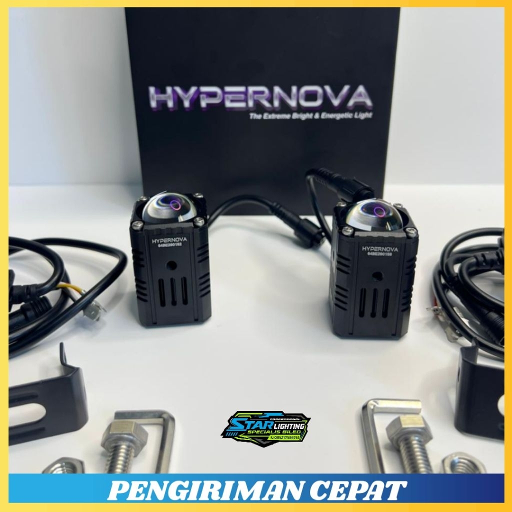 HYPERNOVA - ORIGINAL MINI LASER HYPERNOVA HRX1 FLUS LAMPU FOGLAMP MOTOR