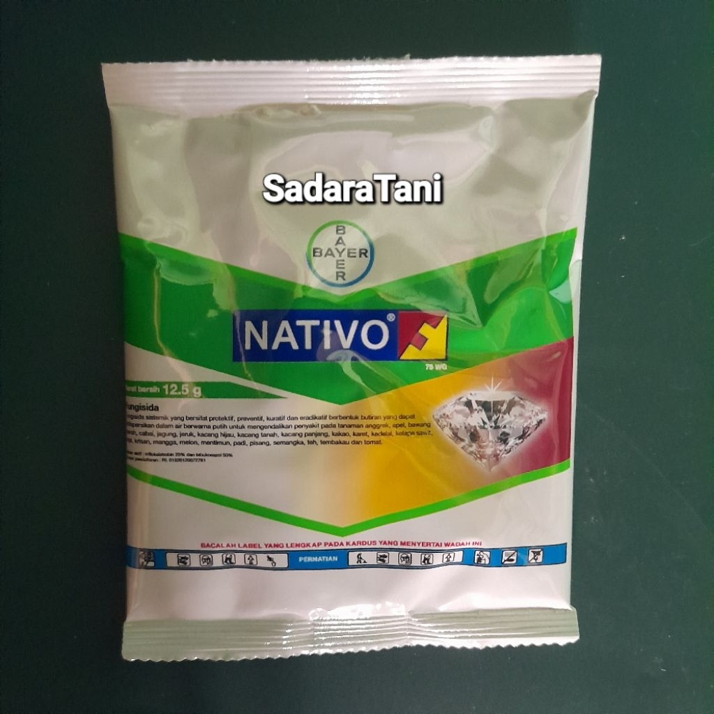 Fungisida NATIVO 75WG 12,5Gr Bahan aktif : Trifloksistrobin 25% + Tebuconazole 50%