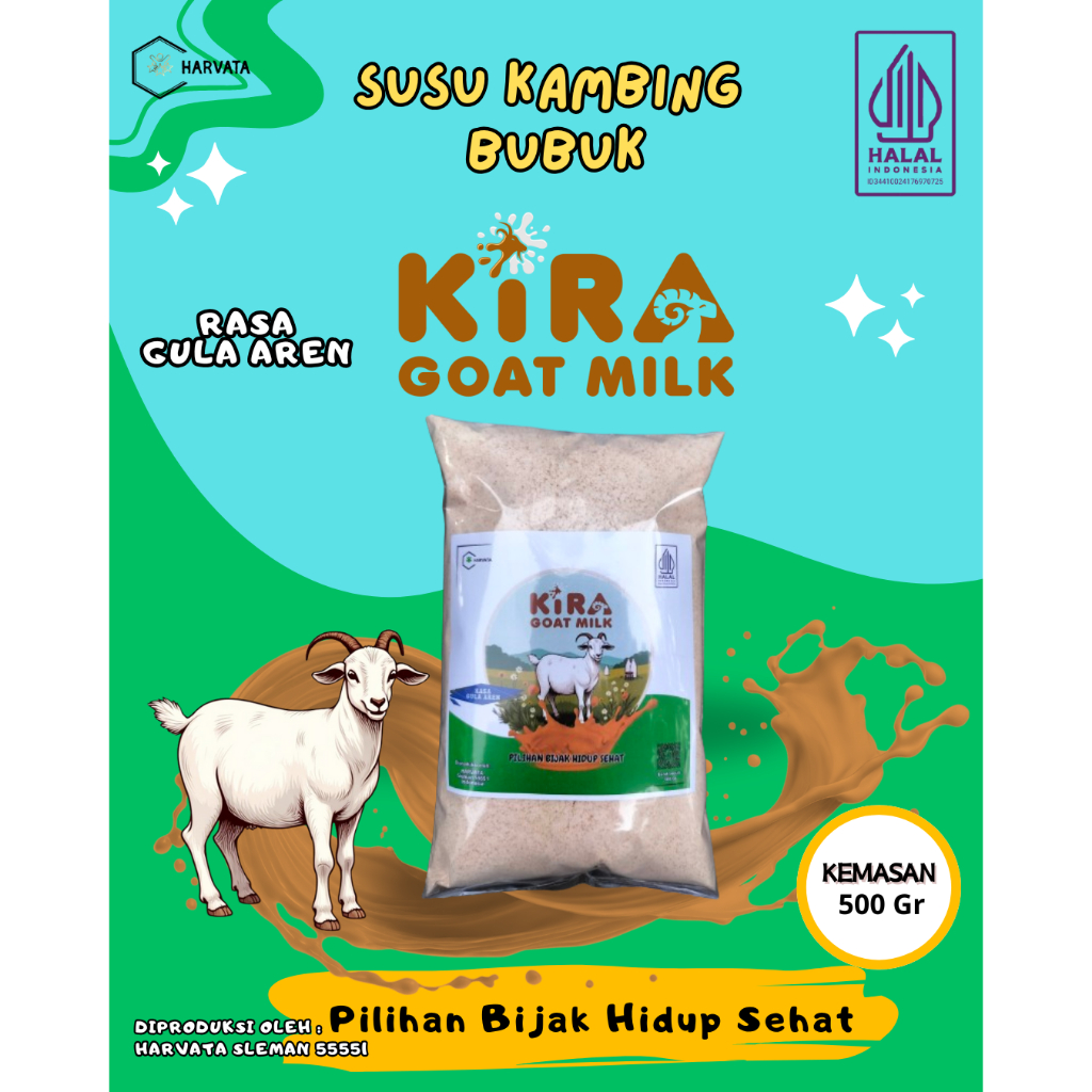 

Susu Kambing Bubuk Rasa Gula Aren 500 g