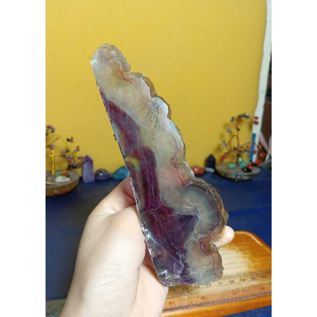 Natural Fluorite Slice (10)