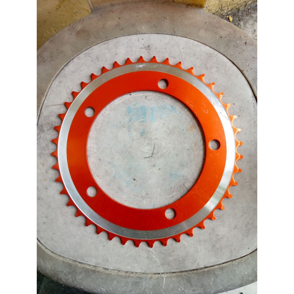 Crank 44T HT2 BMX warna ato gear Alloy 44T