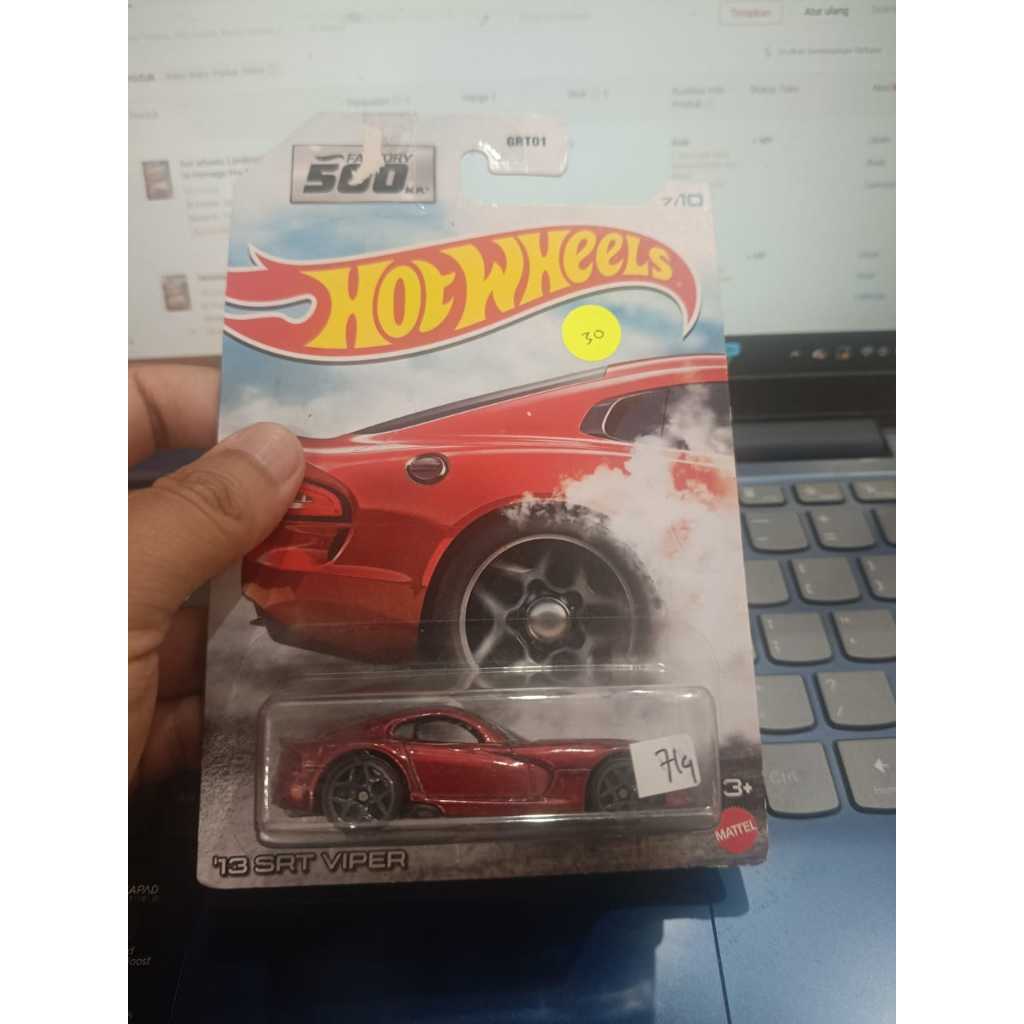 hot wheels 13 SRT Viper Factory 500
