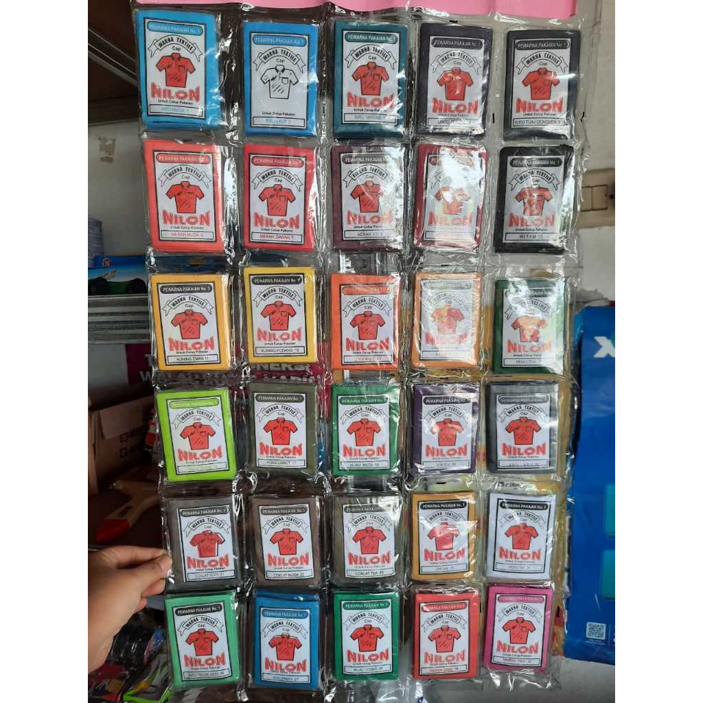 Pewarna Pakaian Permanen Nilon Textile Dye Wantex Wenter Satuan