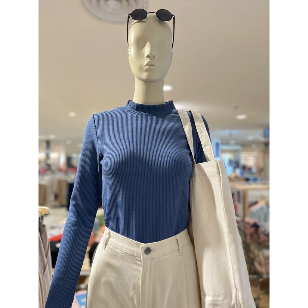 KAOS LENGAN PANJANG WANITA TURTLE NECK BY SUKO MATAHARI STORE