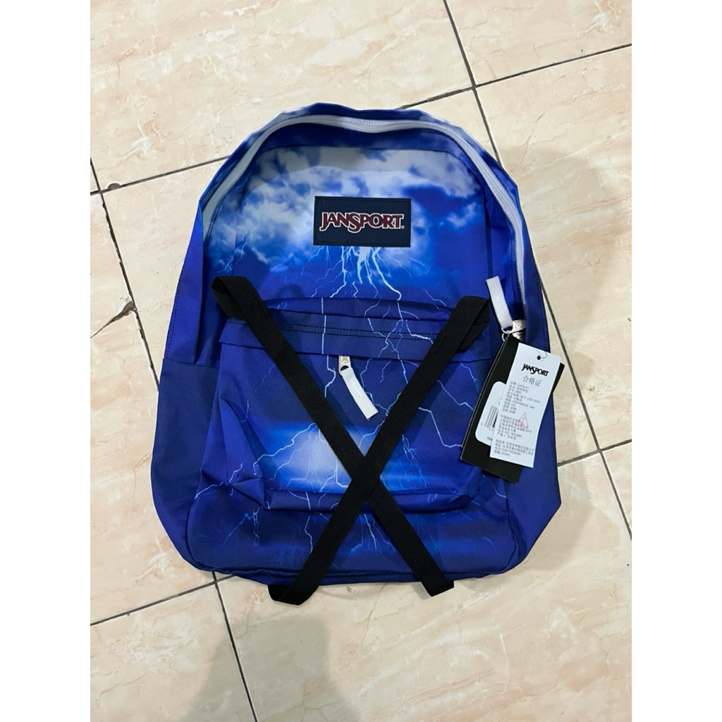 Tas Jansport Motif Awan Petir