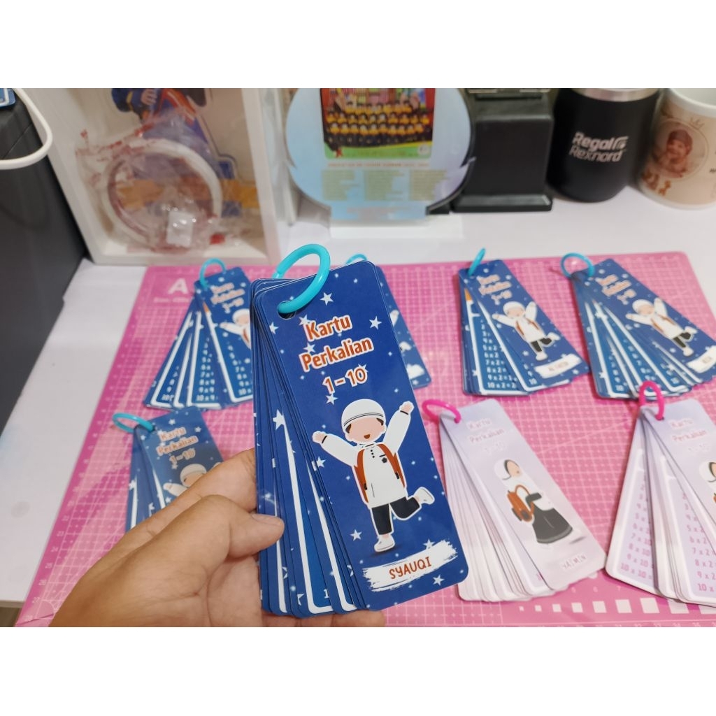 Flashcard Tabel perkalian