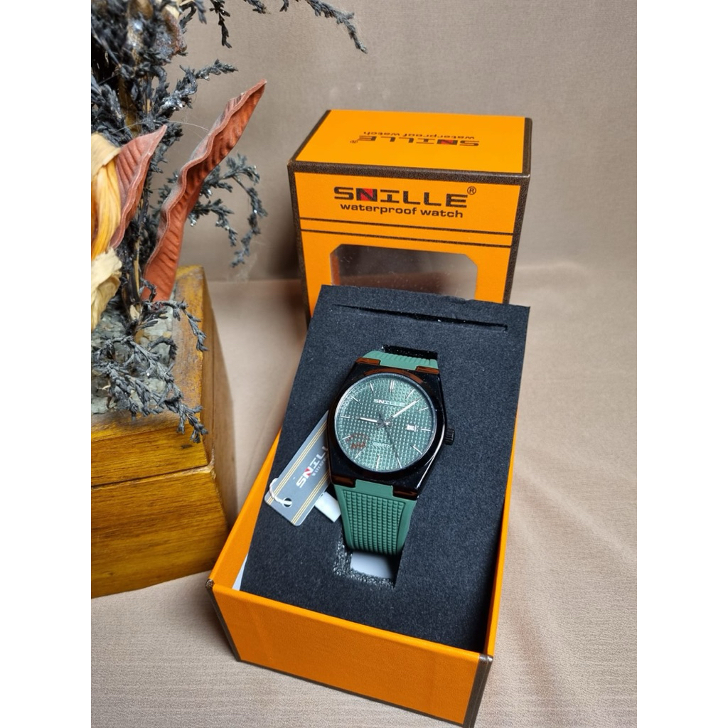 Jam Tangan Pria Unisex Preloved Second Branded Hijau