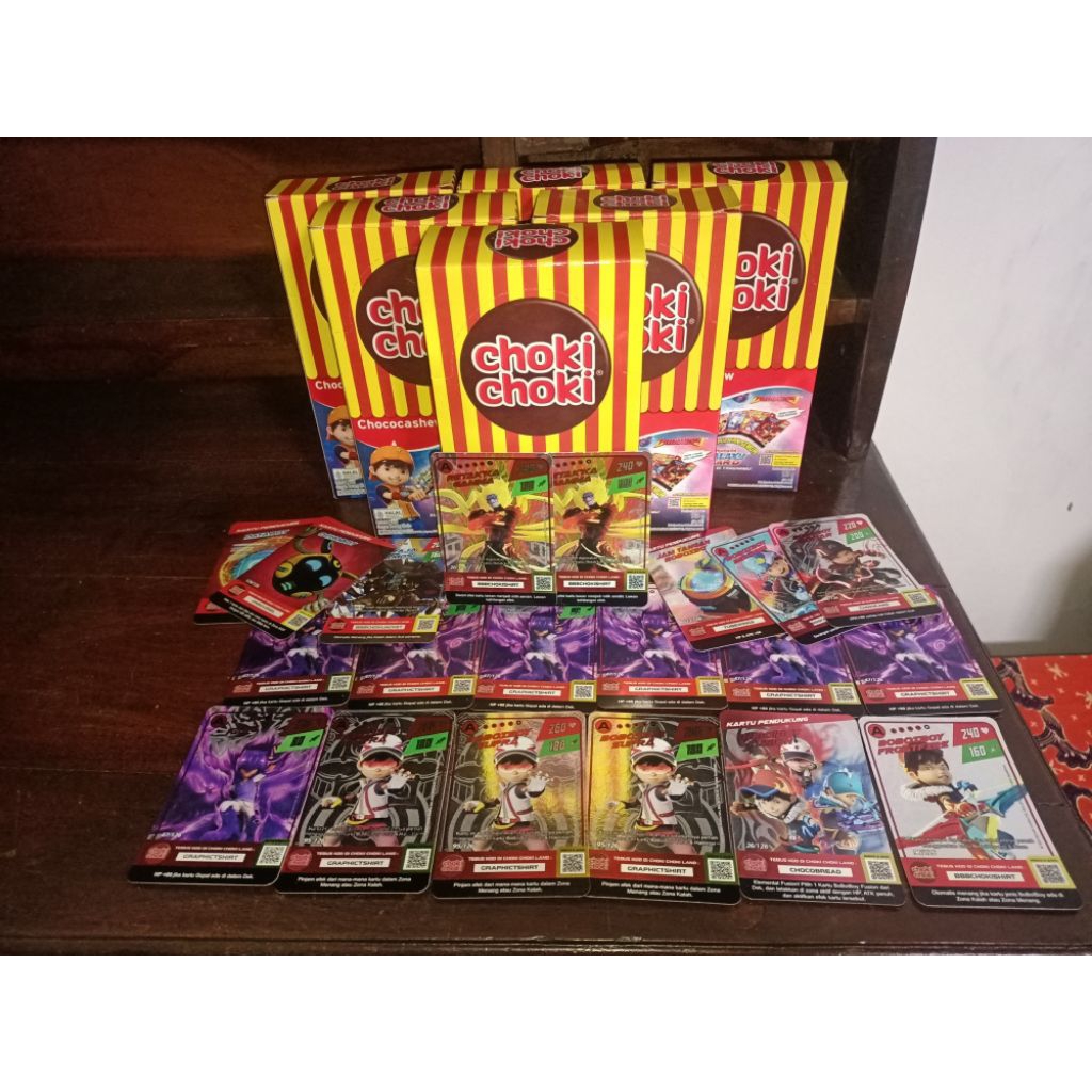 

Choki Choki Boboiboy Dan 20 Kartu