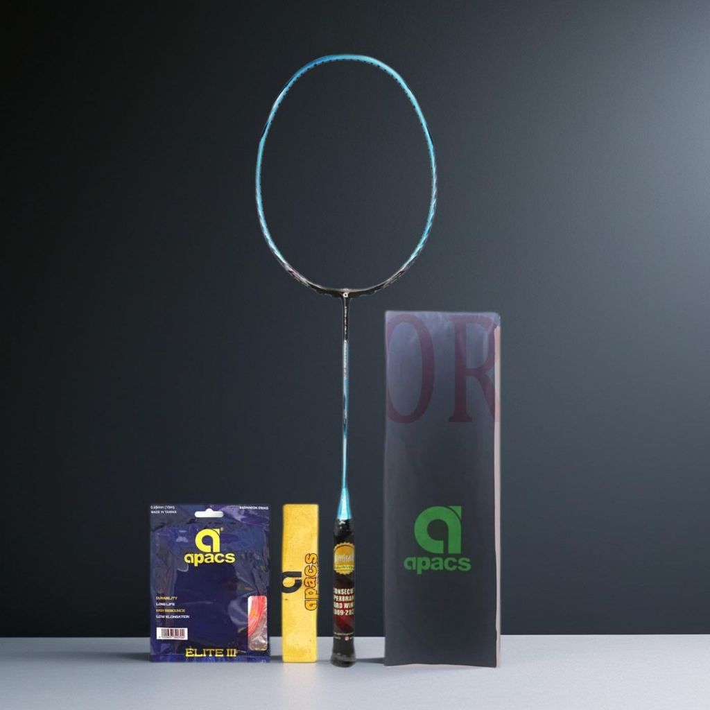 Raket Badminton Apacs Commander 20 Bonus Komplit Raket Apacs Commander 20