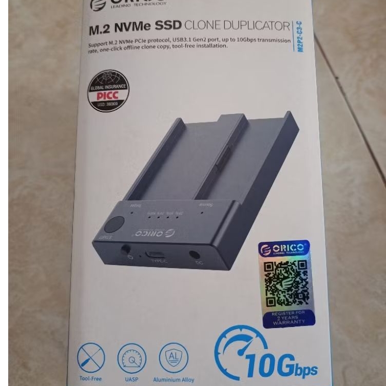 ORICO M.2 NVMe SSD Clone Duplicator