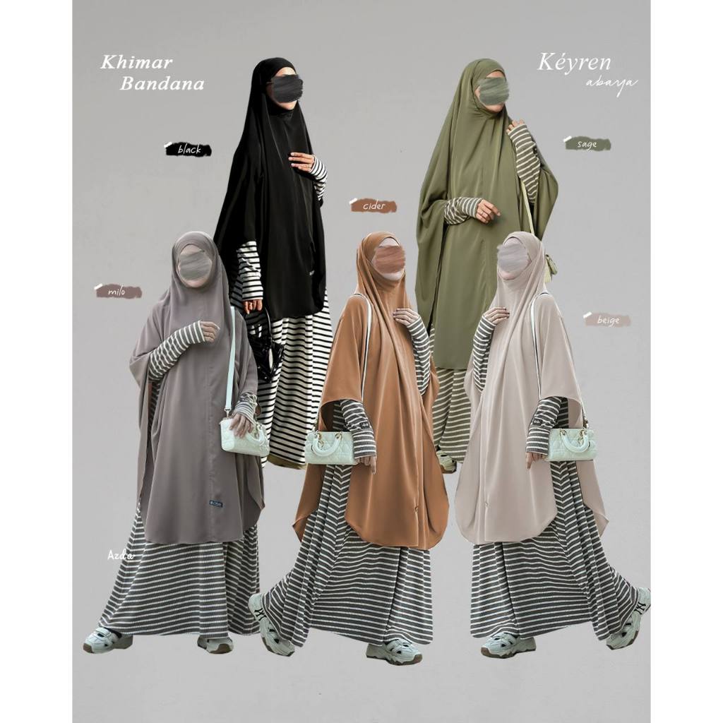 Khimar Keyren by Azda Khimar Jilbab Hijab Syari