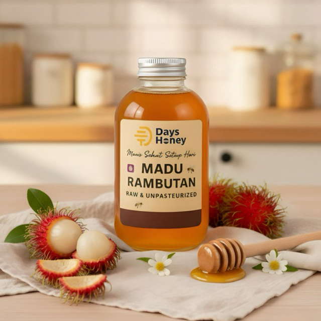 

Raw Honey madu murni madu asli nektar bunga madu rambutan