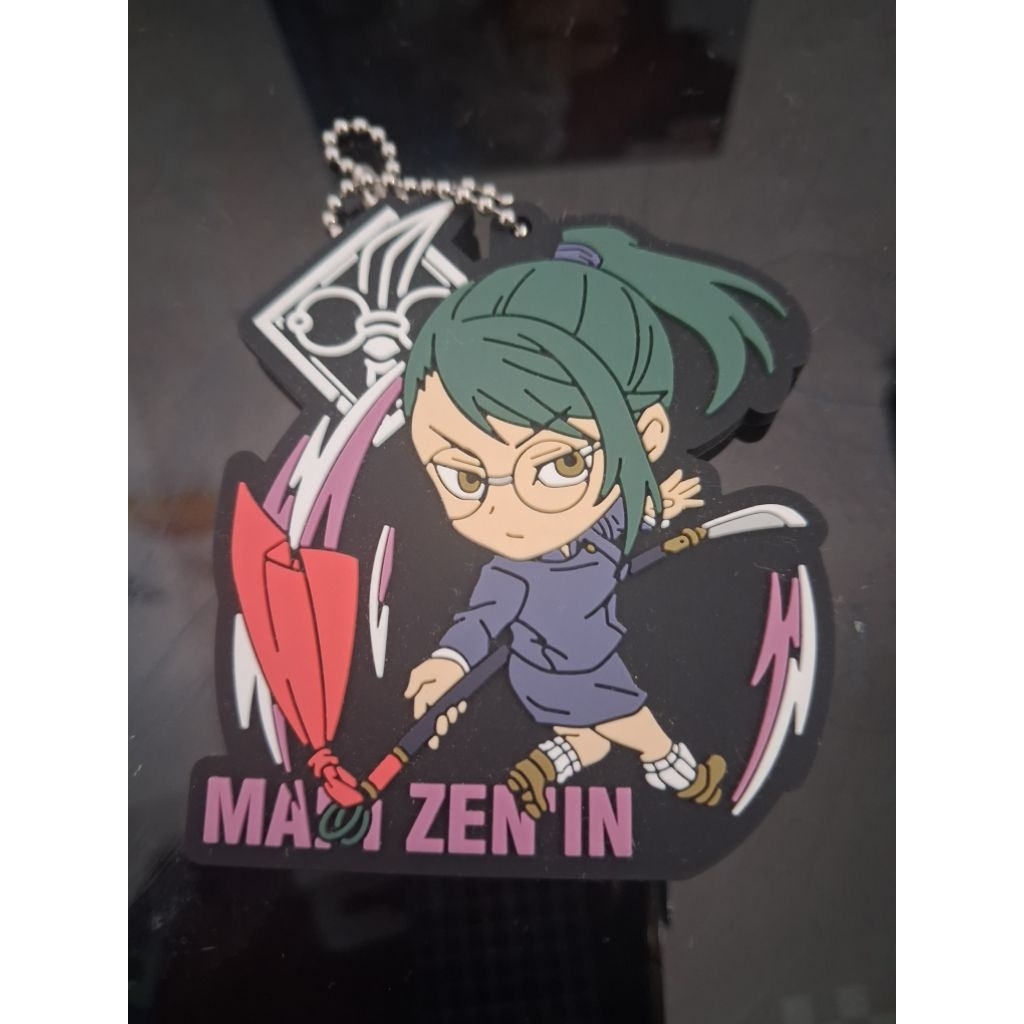 Keychain Rubber Jujutsu Kaisen Maki Zenin Gachapon