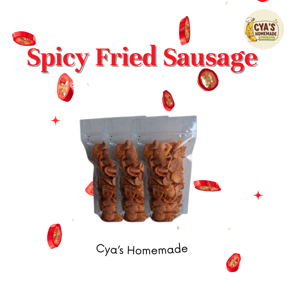 

Cya's Crunchy Kripik sosis pedas 450 gr